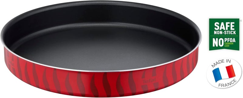T-fal TEFAL Baking Pan | Les Spécialistes Kebbe 34cm | Non-Stick Coating | Aluminum | Heat Diffusion | Easy Cleaning | Red | Made in France | 2 Years Warranty | J5719483 - Image 4