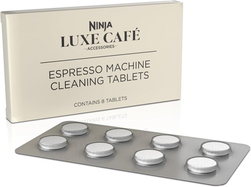 Ninja Luxe Caf Espresso Machine Cleaning Tablets 8Pack Espresso  Coffee Machine Cleaner XSKCLNTBL8PK - Image 1