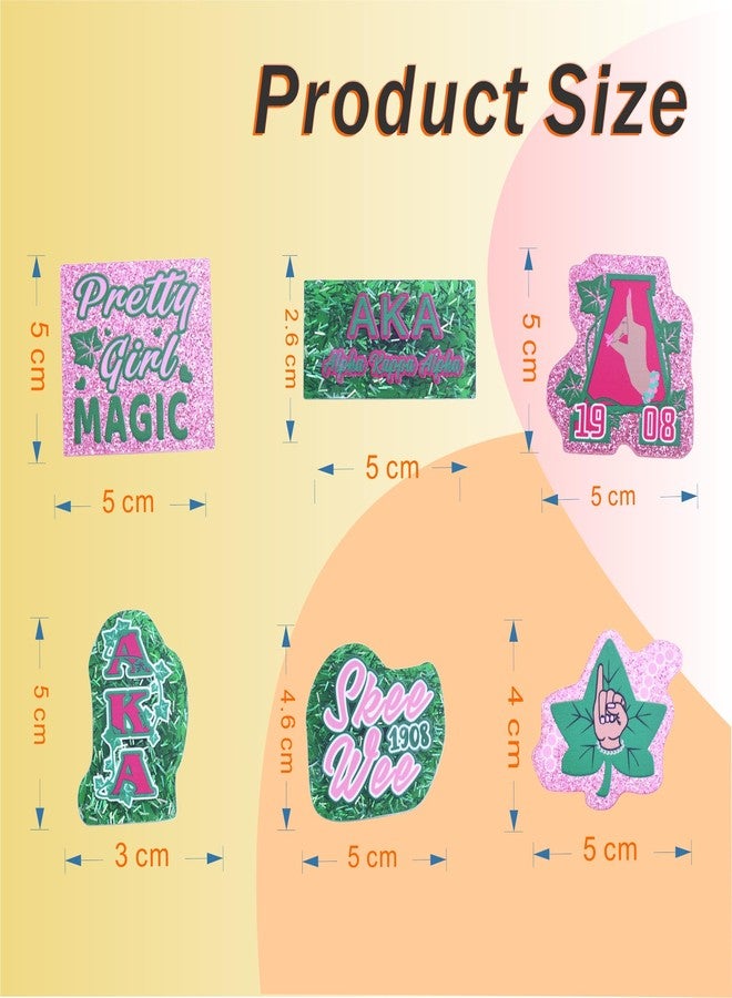 LParkin 10 PCS Bogg Charms for Tote Bags, Accessories for Bogg Bag, Decorative Inserts for Beach Tote, Rubber Bag Accessories with AKA Black Girl Magic - Image 2