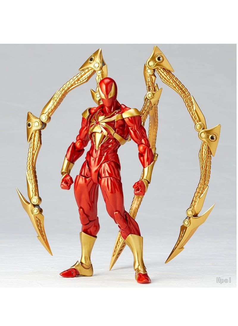 General Marvel, Ocean Hall, Yamaguchi-style primary color Iron Spider-Man, red, movable figure ornament (15cm)  - Image 1