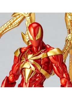 General Marvel, Ocean Hall, Yamaguchi-style primary color Iron Spider-Man, red, movable figure ornament (15cm)  - Image 2