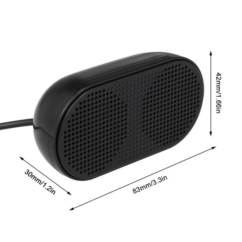 HK-5002 Computer Speaker USB Speaker Plug & Play Portable USB-powered Speaker Double Horn 3W Output for PC Laptops - Image 4