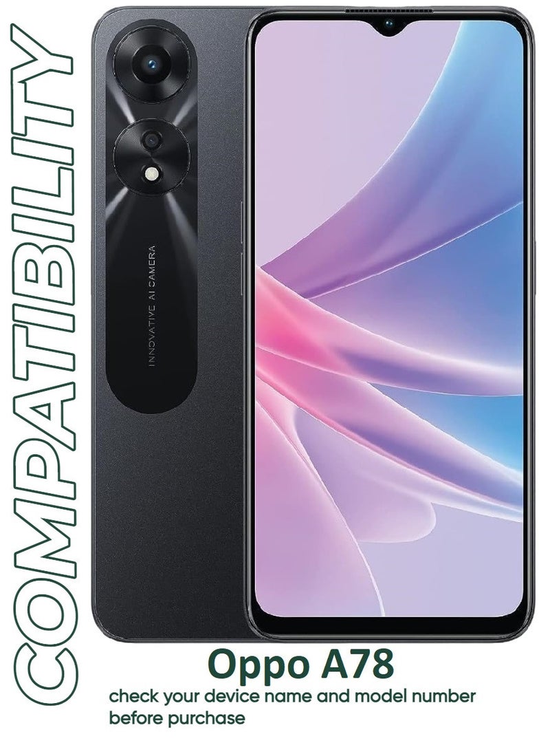 ACLIX 2 Pieces Antistatic ESD Dustproof Premium Quality High Definition Tempered Glass Screen Protector Designed For Oppo A78 - Image 3