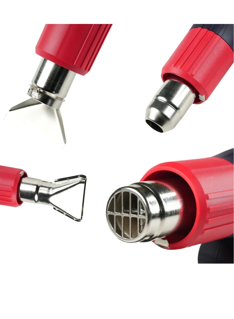 makute Heat Gun, 2000W Dual Temperature (350°C/600°C) with 300L/500L Airflow, Multifunctional Tool for Electrical Connector and Cell Phone Repair- HG121 - Image 4