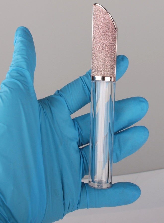 COSIDEA 15pcs Round Empty 5ml 0.17oz lip gloss tubes with wand and Gradient pink leather slope cap Lipgloss tube containers for lip oil packing - Image 3