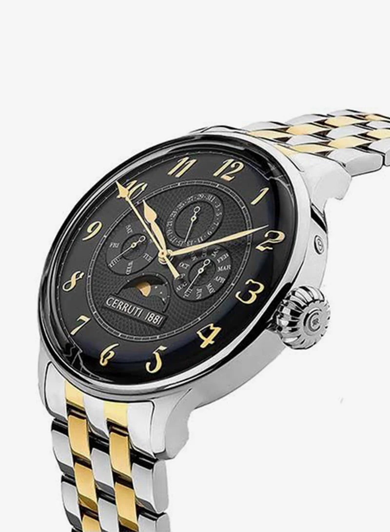 شيروتي 1881 DERVIO Round Analog Wrist Watch CIWGK2205703 - 50 mm - Silver
