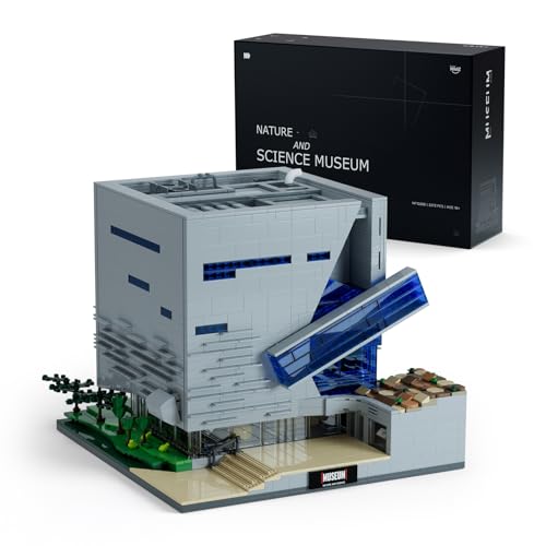 Nifeliz Museum of Nature and Science Building Set Gift Idea for Lovers of Museums Buildable Display Model Addition to The Modular Buildings Collection 3373 PCS NF10286 - Image 1