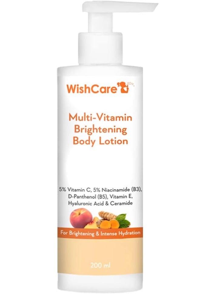 Multi-Vitamin Brightening Body Lotion - 5% Vitamin C, 5% Niacinamide(B3), Panthenol(B5) - Image 1
