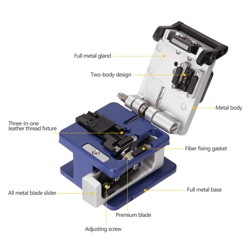 Fiber Cleaver Cold Contact Dedicated Metal Cutting Tool Fiber Cutter Fiber Cable Cut Fiber Cleaver Tool - Image 3