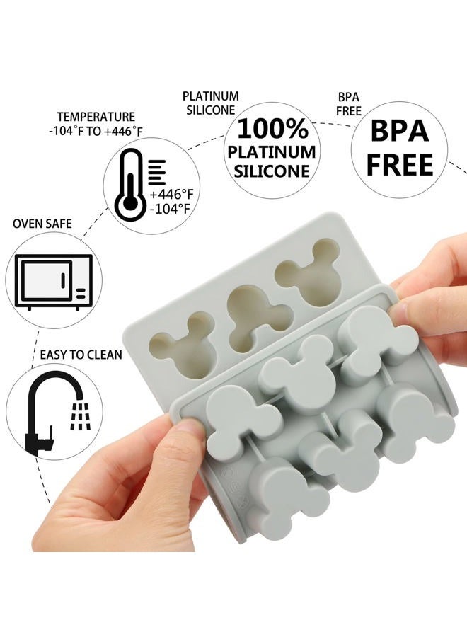 LIYDE Gummy Mouse Molds Silicone, 15 Cavity Non-Stick Mouse Head Silicone Molds for Ice Cube DIY Gummies Chocolate Candy - Image 3