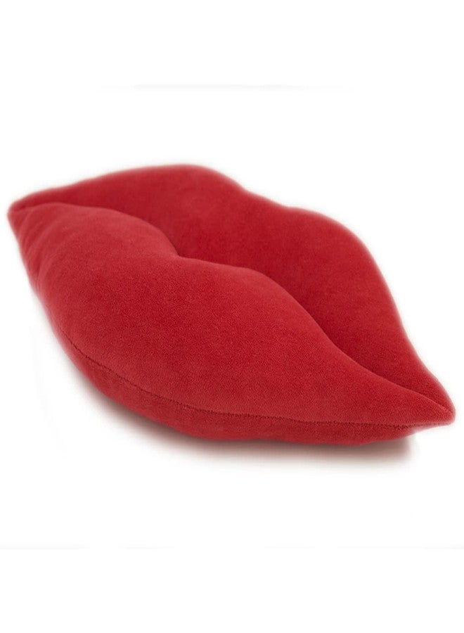 KINGROSE 3D Lip Throw Pillow Decorative Little Pillows Soft Cute Cushion for Sofa Couch Bed Home Decor Girls 11 x 18 Inches Red - Image 3