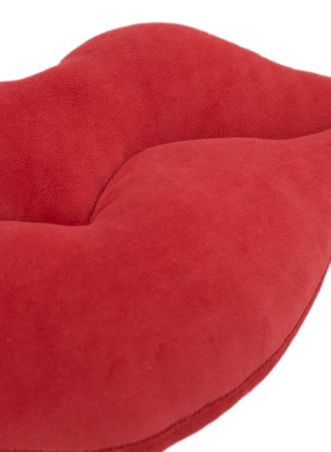 KINGROSE 3D Lip Throw Pillow Decorative Little Pillows Soft Cute Cushion for Sofa Couch Bed Home Decor Girls 11 x 18 Inches Red - Image 2
