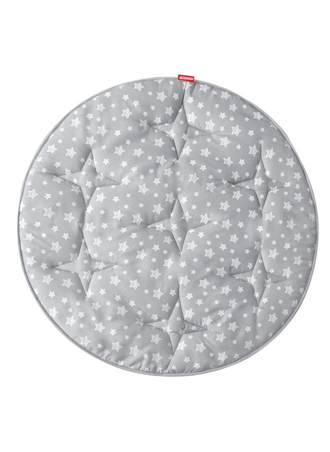 Moonsea Baby Play Mat Pop Up Play Tent Mat Baby Padded Floor Mat Round Anti Slip Kids Tents Indoor Playhouses Mat 40"X40" Round Area Rug Pop Up Play Mat For Toddlers And Kids Playtime  - Image 1
