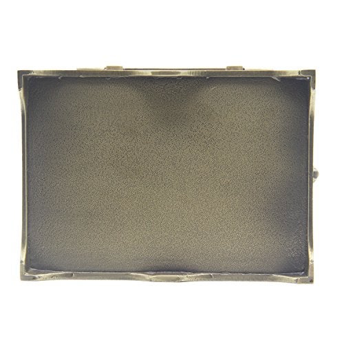 AVESON Rectangle Vintage Metal Treasure Chest Trinket Jewelry Box Gift Box Ring Case for Girls Ladies Women, Medium, Bronze - Image 4