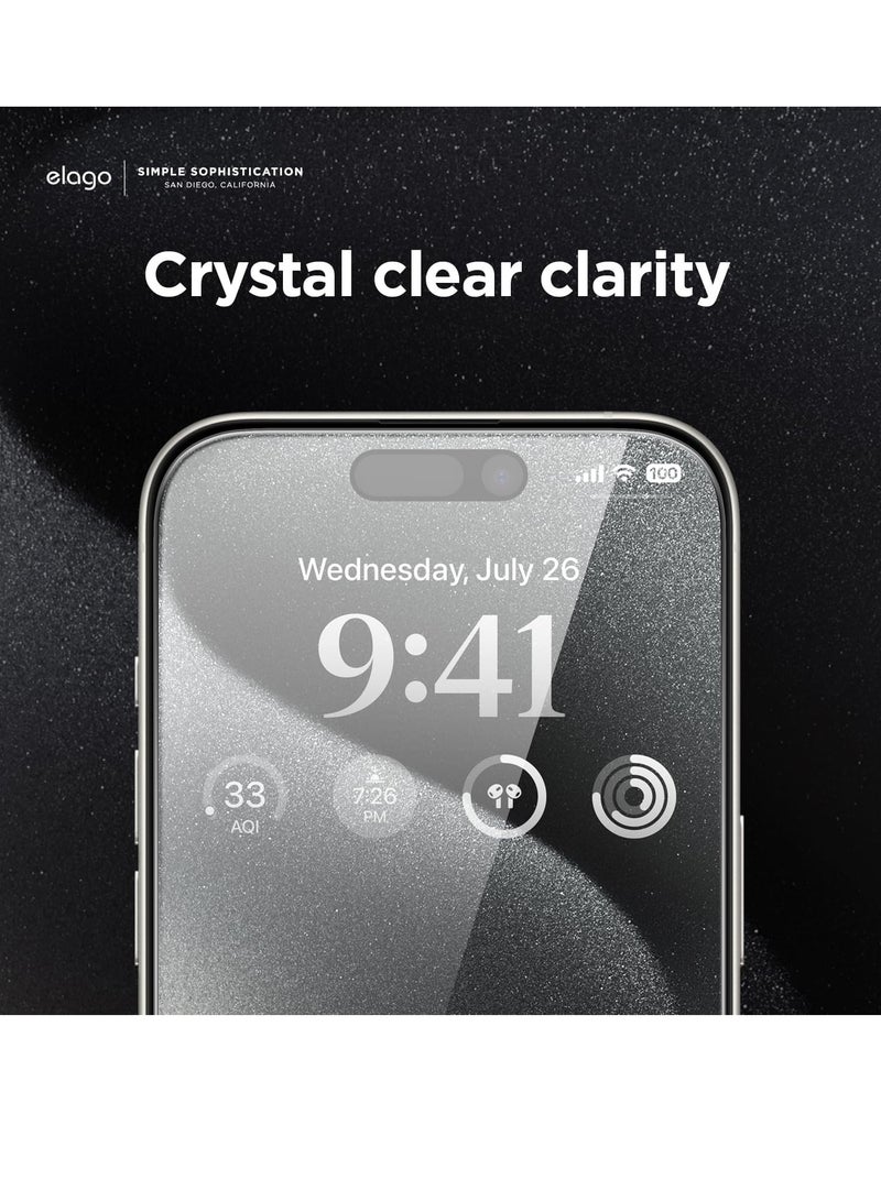 واقي شاشة من الزجاج المقوى للخصوصية لهاتف iPhone 15 Pro MAX (2023) - [28 درجة 1 عبوة] - Image 5