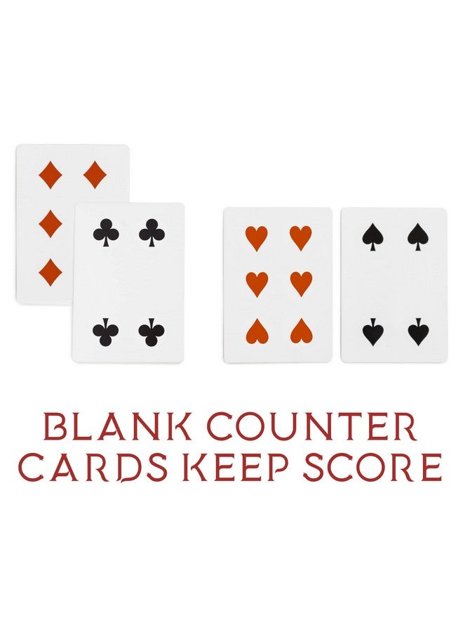 Brybelly Euchre Card Game - 2 Specialty Decks Pre-Stripped for Classic American Euchre or 6-Player Variant - Custom Bower Jacks & Blank Counter Cards Included - Image 5