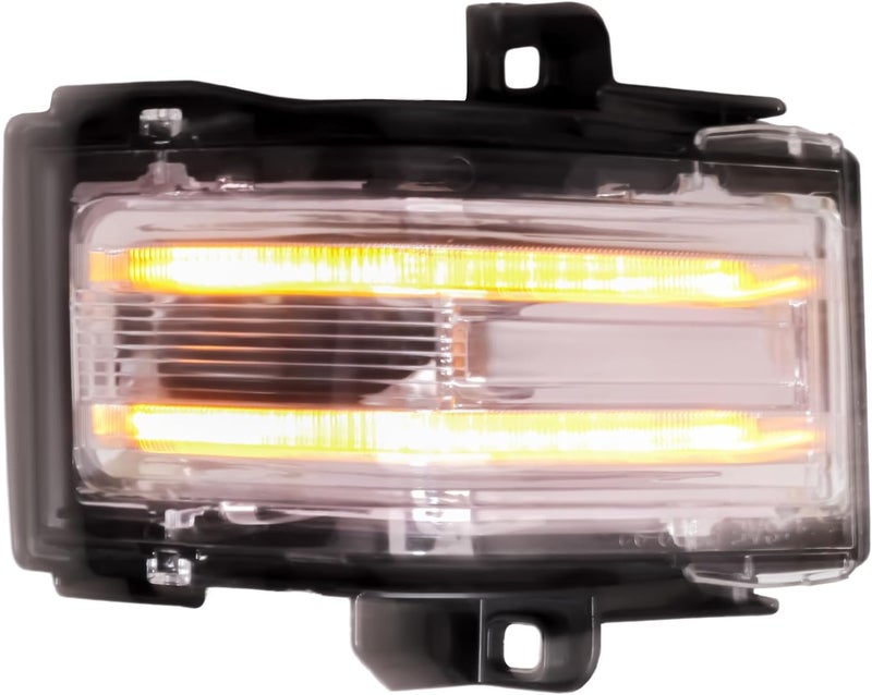 LONGLING بديل لمصباح إشارة الانعطاف في مرآة السحب الجانبية اليمنى واليسرى للباب لسيارات Ford F-150 F 250 F350 F-450 F550 من 2015 إلى 2024 - Image 5