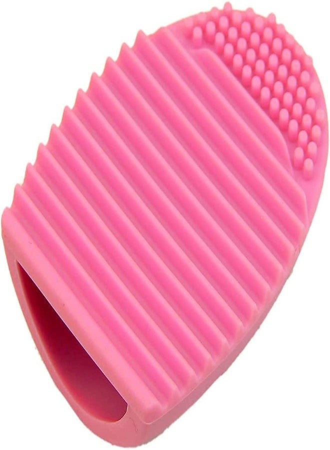 TopFinder® | Silicone Makeup Brush Cleaner | Cleaning Mat | Brush Cleaner Pad | Cosmetic Brush Cleaner | Portable Washing Tool | Color Removal Cleaner Sponge | Pink |- Pack of 2 - Image 1
