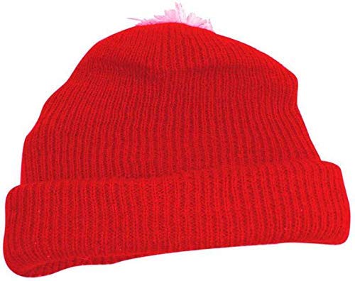 Krystle Baby Boy's & Baby Girl's Soft Woolen Monkey Cap Pack of 2 (Red,Pink,)(0-6 Months) - Image 3