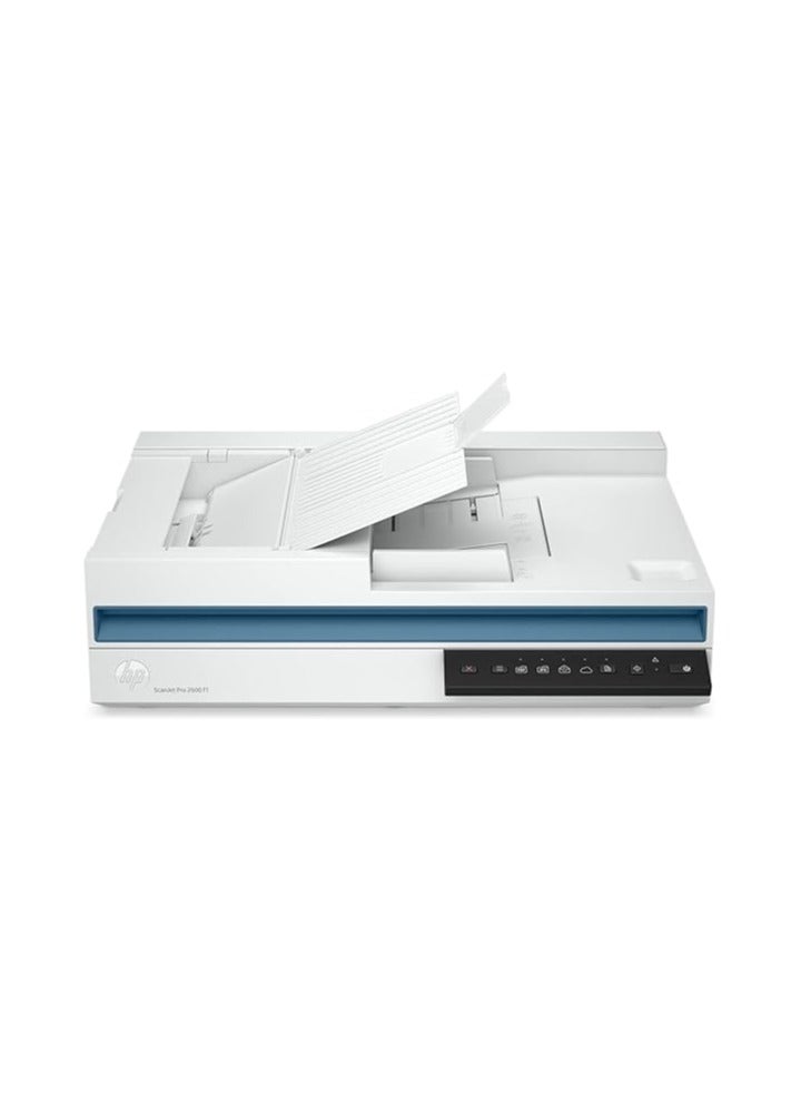 HP ScanJet Pro 2600 F1, Fast 2-Sided Scanning And Auto Document Feeder White - Image 1