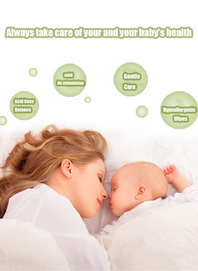 مس تيارا مناديل مبللة للأطفال، 99.9% ماء نقي وخلاصة الصبار، 480 منديل مبلل، 6 عبوات، قابلة للتحلل بنسبة 100%، مضادة للحساسية، مناديل مبللة مائية لحماية البشرة الحساسة - Image 5