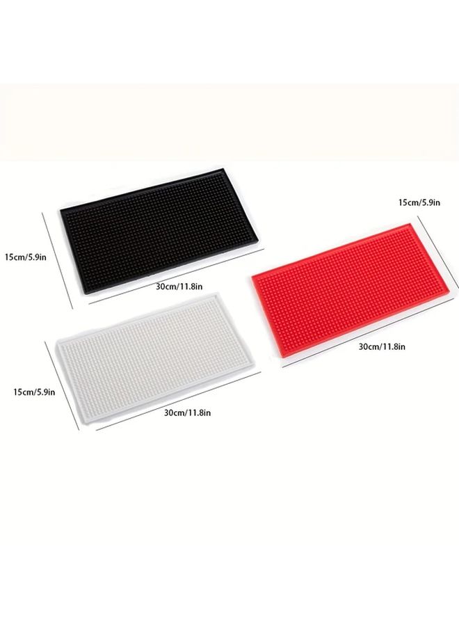 Premium Silicone Non Slip Absorbent Bar Mat Drying Pad Blue Easy Clean - Image 3