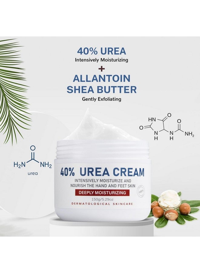 OUKEYA Urea Cream 40 Percent, Urea Foot & Hand Cream for Dry Cracked, 40 per Urea Lotion for Feet Maximum Strength - Image 2