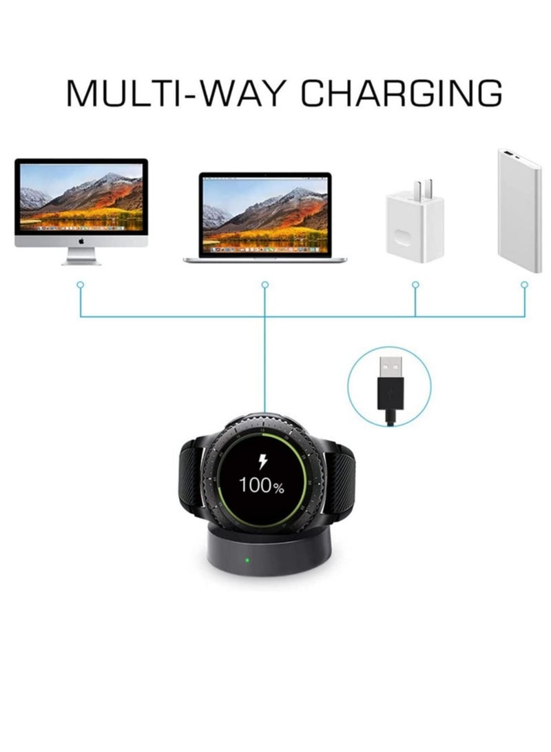 ELTRAZONE Wireless Charging Dock Cradle Charger compatible with Samsung Gear S3 for Samsung G2 Watch  - Image 2