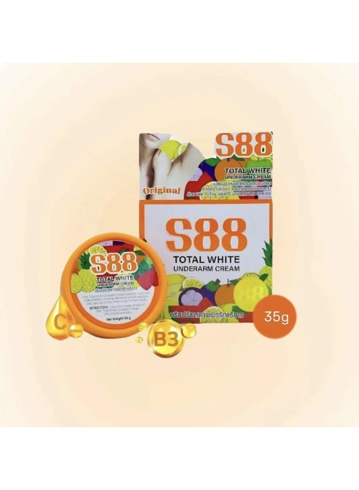 S88 أبيض بالكامل كريم تبييض الإبط 35 جرام - Image 4
