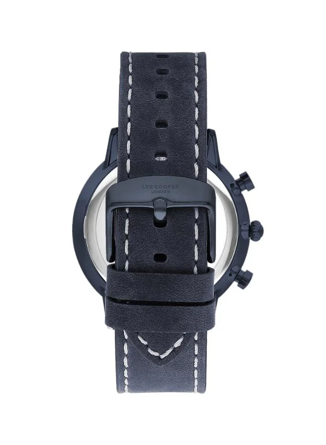 Lee Cooper Men's Leather Multi Function Watch LC07943.990 - 46 mm
