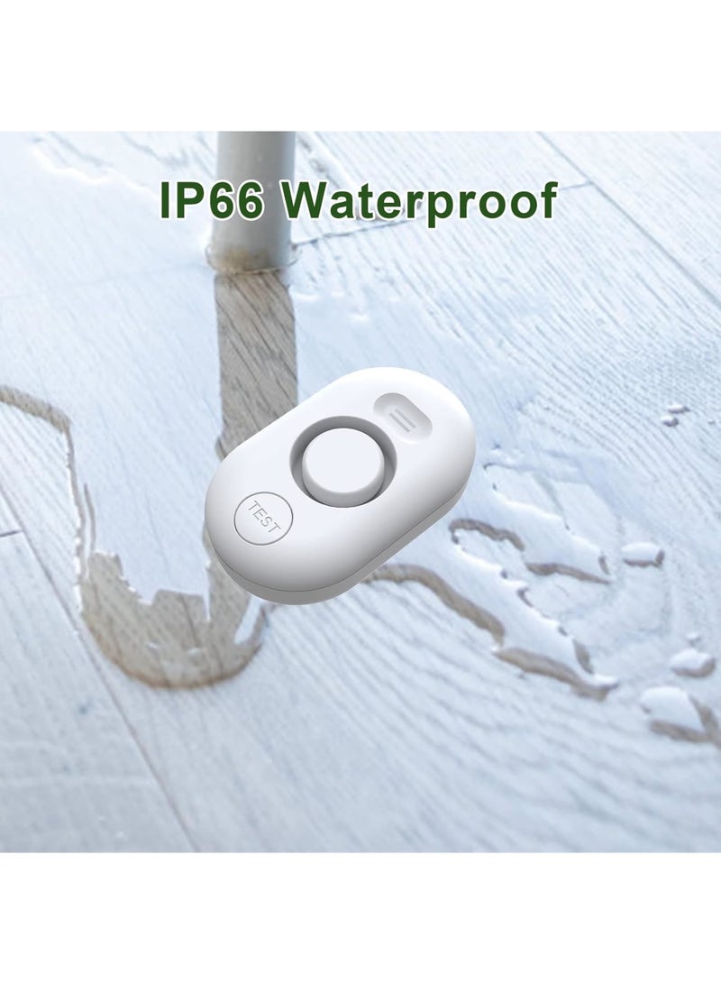 Cobest Water Leak Detector Sensor Alarm, Home Water Flooding Monitor Smart Sink Overflow Monitoring Adjustable Wet Moisture Alert Pipe Leakage Drip Detection Warning - Image 5