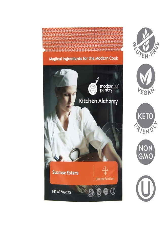 Modernist Pantry Pure Sucrose Esters ⊘ Non-GMO Vegan OU Kosher Certified - 50g/2oz - Image 2