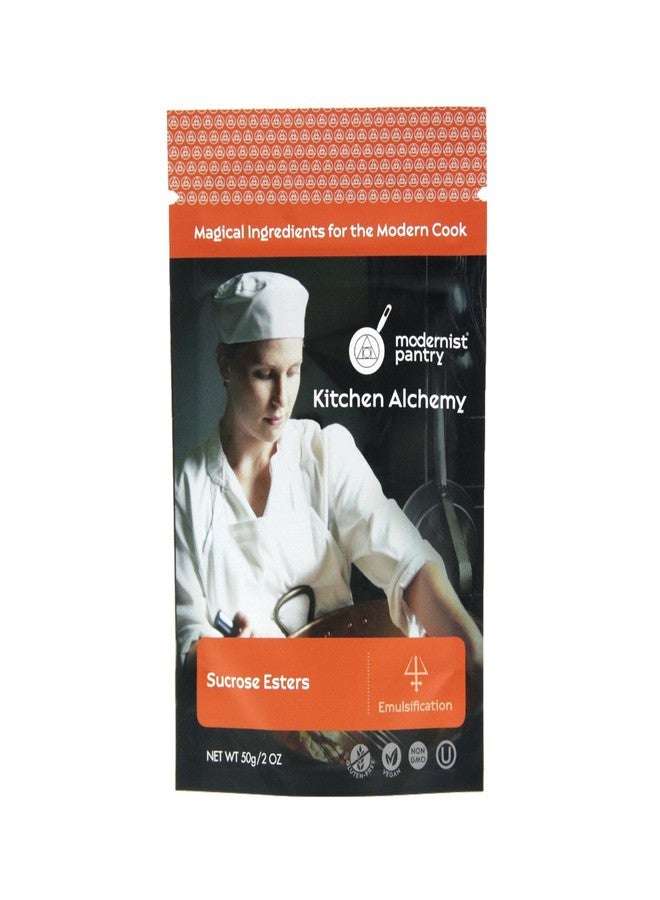 Modernist Pantry Pure Sucrose Esters ⊘ Non-GMO Vegan OU Kosher Certified - 50g/2oz - Image 1