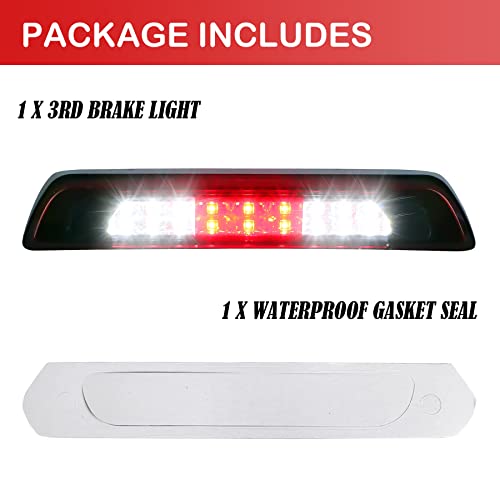 Gubebaili LED Third 3rd Brake Light High Mount Stop Light Cargo Lamp Fit for Toyota Tundra 2007-2018 Replacement, Red Lens - Image 3