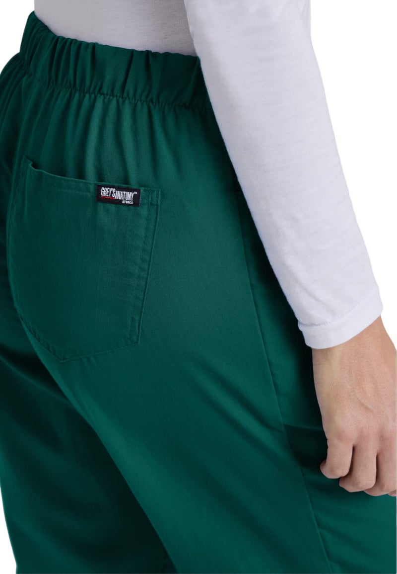 Barco Grey’s Anatomy by BARCO Classic Riley Scrub Pant for Women – Hunter Green, 5-Pocket Mid-Rise Flared Leg Bottoms with Natural Stretch, Soil Release Fabric, and Super-Soft Finish – XL, Regular Fit - Image 5