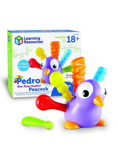 Learning Resources Ler9094 Pedro The Fine Motor Peacock  - Image 2