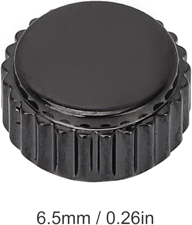 5Pcs 6 5mm Flat Hole Watch Crown Parts Kit Durable Steel For Watch Repair - Image 3
