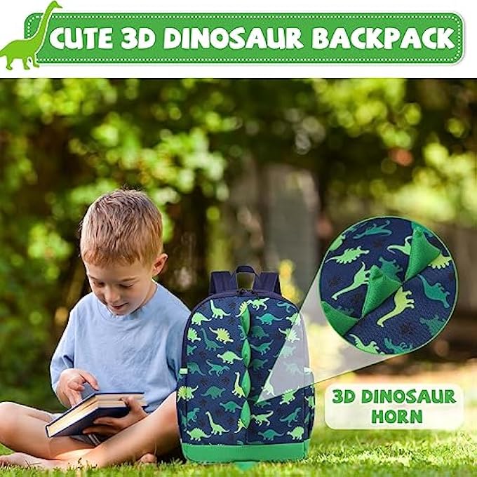 rayihni Toddler Kids BackpackCute Lightweight Schoolbag for Little Children Preschool Boys Girls Bookbag with Chest Strap 3D Shape - Image 2