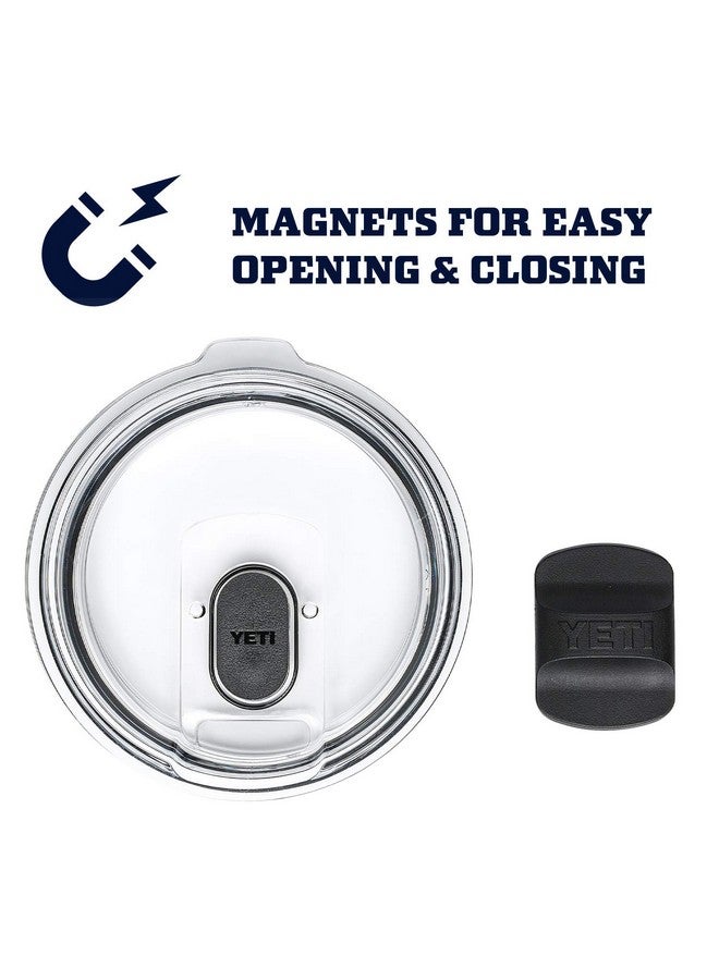 يتي كوب YETI Rambler سعة 30 أونصة معزول بتفريغ الهواء من الفولاذ المقاوم للصدأ مع غطاء MagSlider، أزرق داكن - Image 5