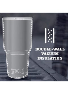 YETI YETI Rambler 30 oz Stainless Steel Vacuum Insulated Tumbler w/MagSlider Lid, Navy  - Image 3