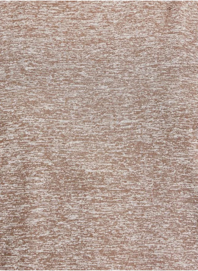 Styli Melange Pintuck Overlay Effect Back Detail Tank