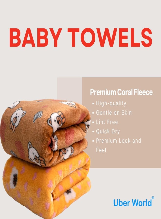 Uber World Baby Towels for Newborns | Baby Wrapper for New Born | Baby Towels for 0 to 2 Years | Baby Wrapper for New Born | Baby Bath Towels (2) - Image 3