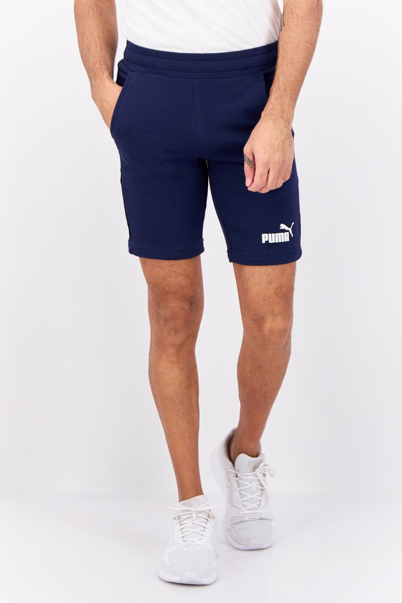 PUMA شورتات تدريب ضيقة للرجال، أزرق داكن - Image 1