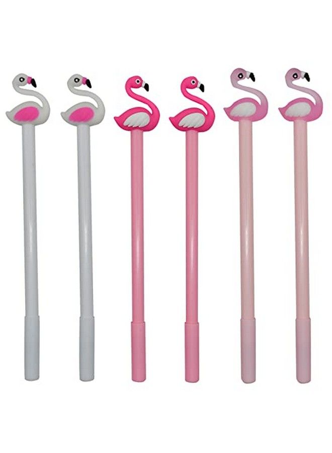 Maydahui 12Pcs Flamingo Gel Pen Cute Cartoon Animal Pens Novelty Creative Pen 3 Color Black Ink For Office School Party Stationery Supplies - Image 1