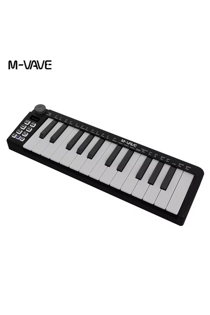 ام- فيفي لوحة مفاتيح MIDI صغيرة SMK-25 من M-vave مزودة بـ 25 مفتاحًا حساسًا للسرعة وتدعم الاتصال اللاسلكي / USB - Image 3