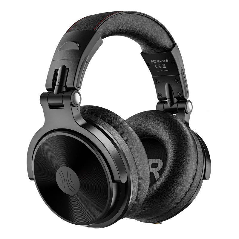 OneOdio Bluetooth Over Ear Headphones 110 Hrs WirelessWired Stereo Sound Foldable Headsets with Deep Bass 50mm Neodymium Drivers for PCComputerPodcast Studio Wireless Pro C Black - Image 2