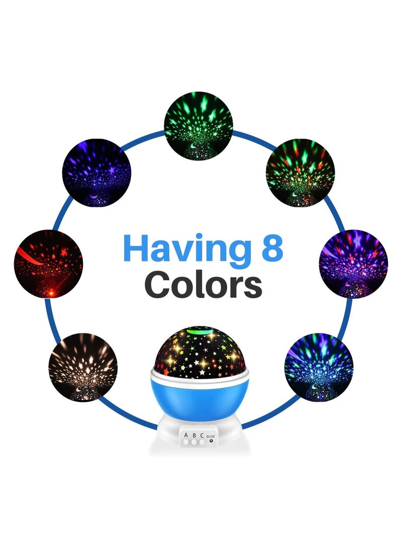 Night Light Toys for 2-8 Year Old Gifts, Night Lights for Kids with 360 Degree Rotation and 8 Color Light Changing, Star Projector Light, Gifts for 4-6 Year Old Boys, Girls - Image 4
