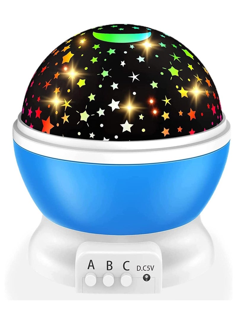 Night Light Toys for 2-8 Year Old Gifts, Night Lights for Kids with 360 Degree Rotation and 8 Color Light Changing, Star Projector Light, Gifts for 4-6 Year Old Boys, Girls - Image 1
