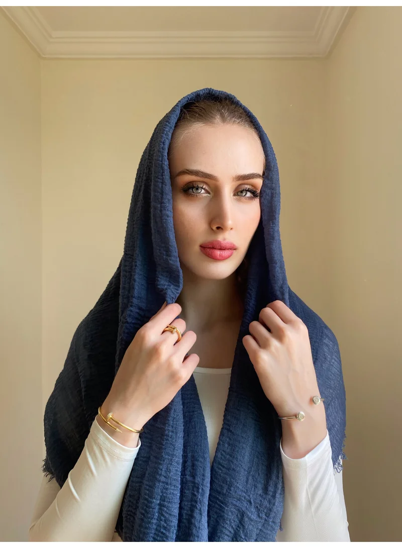 The Untitled Project After Midnight - Crinkle Organic Cotton Scarf