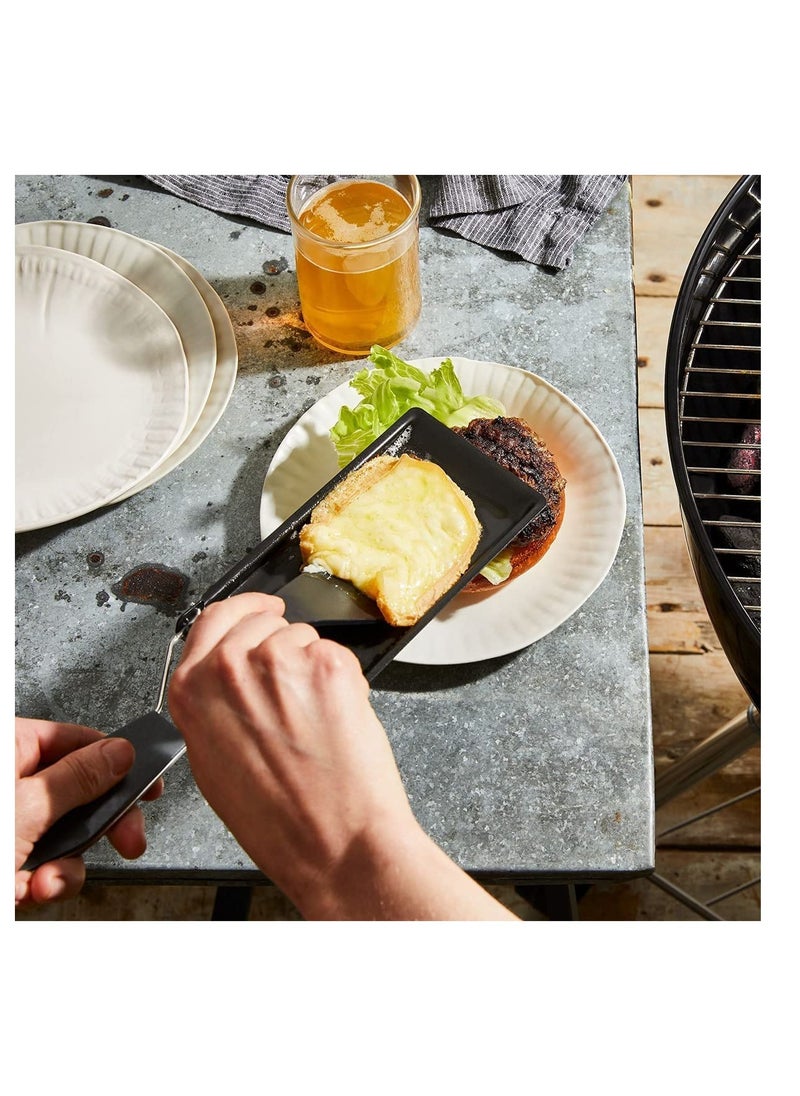Excefore Cheese Raclette, Cheese Melter Raclette Grill, Portable Non-Stick Candlelight Raclette Pan, with Spatula and Foldable Handle, Barbecue Home Kitchen Grilling Tool, for Home Kitchen  - Image 5
